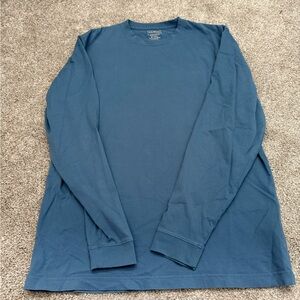 L.L. Bean Blue Long Sleeve Tee